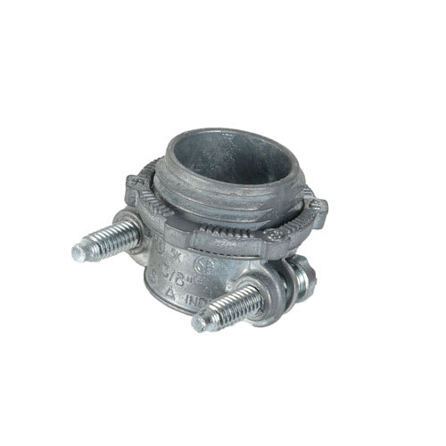 HUBBEL Outlet Box Flange Connectors 3/8 in Pkg/40