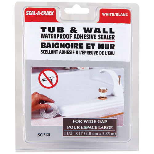 Tub and Wall Adhesive Sealer 1 1/2 in. x 11 ft.