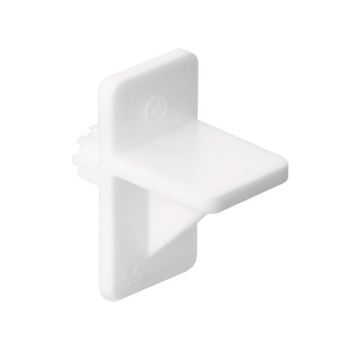 Supports en plastique 1/4 po pour tablette blancs Pqt/8