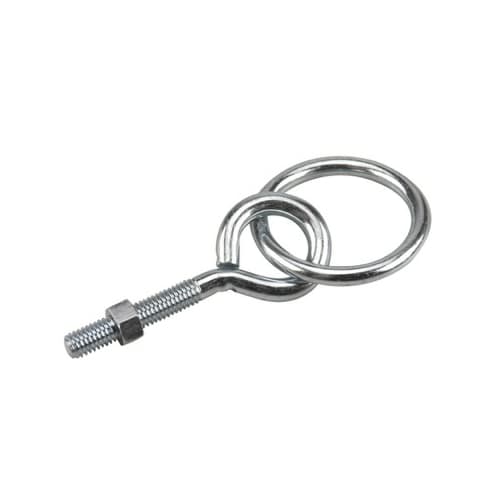 Piton fileté et anneau 2 po