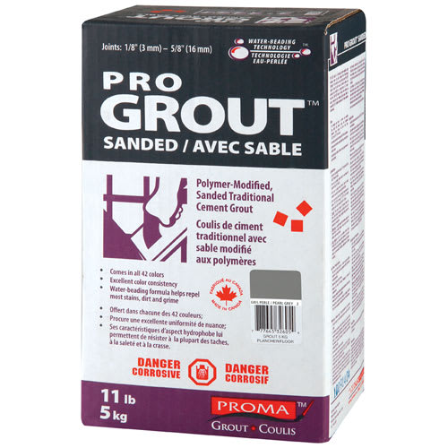 Sanded Grout 5 kg Pearl Grey