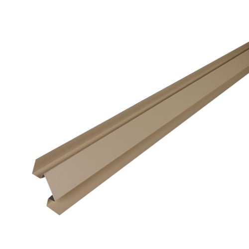 Sand Aluminum Inside Corner Moulding 1/2 in. x 9 ft. 6 in.