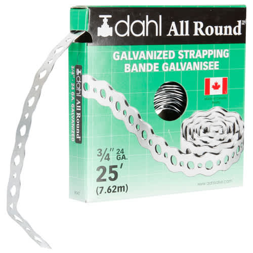Perforated Steel Strapping - 3/4 in. x 25 ft.