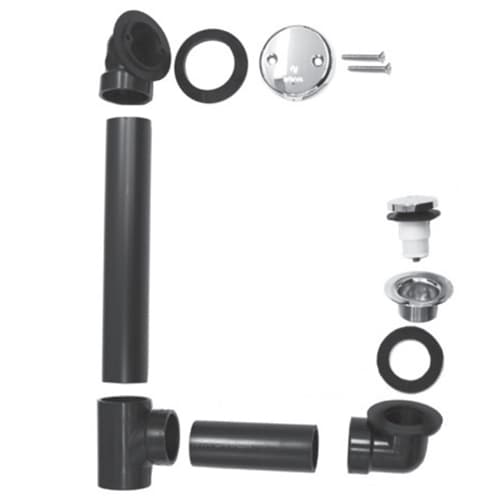 Ensemble de renvoi pour baignoire avec tuyau 1 1/2 po