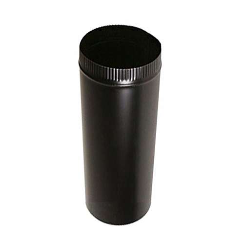 Tuyau de poêle noir 6 po x 24 po