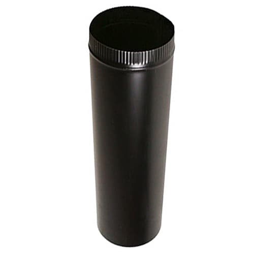 Tuyau de poêle noir 6 po x 36 po