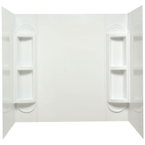 Murano Bathtub Wall 58 in. White