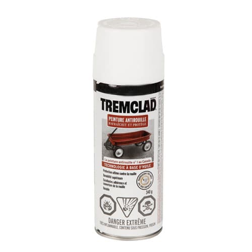 Peinture antirouille Tremclad blanc mat 340 g