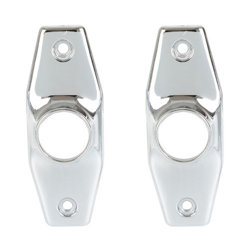 Supports pour tringle à rideau de douche chrome Pqt/2