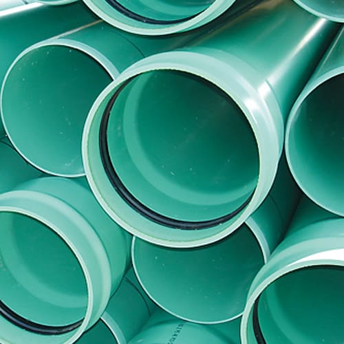 Storm Sewer Pipe SDR-35 Green 4 in. x 14 ft.