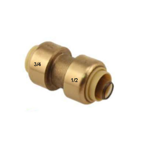 Easy-Grip Push Coupling 3/4 in. x 1/2 in.