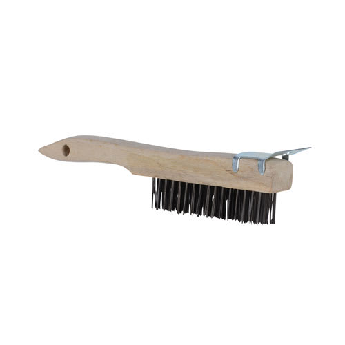Brosse d'acier et grattoir 10 po