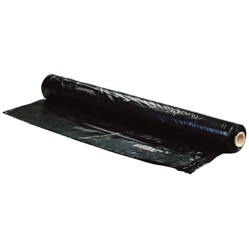 Film de polyéthylène noir fort 20 pi x 100 pi