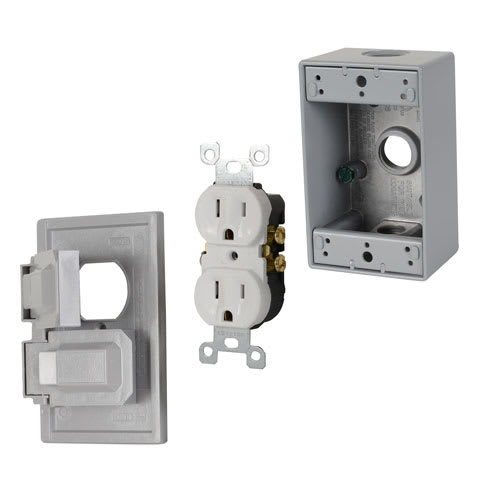 Outdoor Outlet Box Set