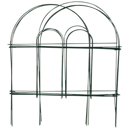 Clôture décorative en métal 8 pi x 18 po