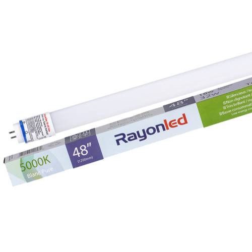 Tube DEL T8, 18 W blanc pur 48 po