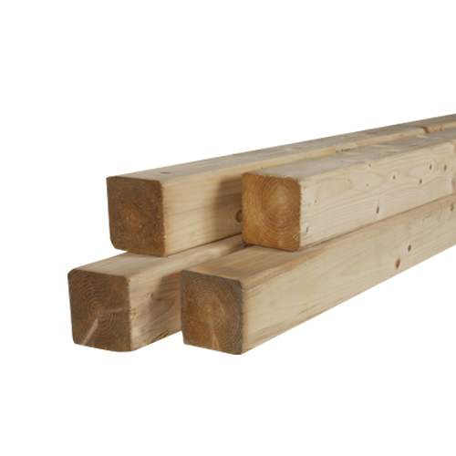 Épinette de construction 4 po x 4 po x 8 pi