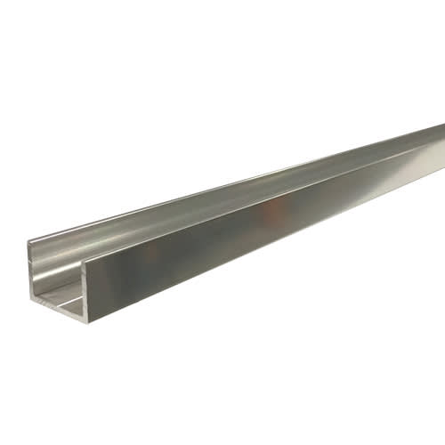 Moulure en U chromé 5/8 po x 8 pi
