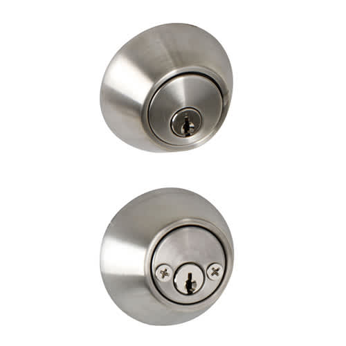 Serrure à pêne dormant double acier inoxydable