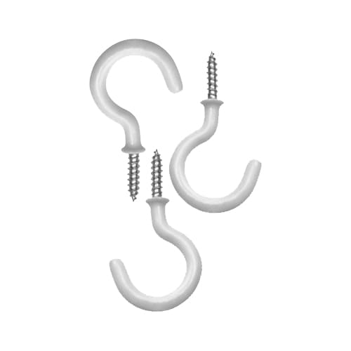 Crochets à tasses 1 1/4 po Pqt/3