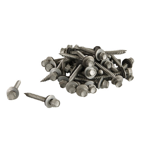 1 1/2 in., n° 9 Galvanized Sheet Metal Screws Box of 500