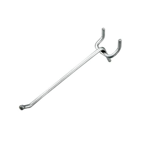 Crochet simple pour panneau perforé 6 po