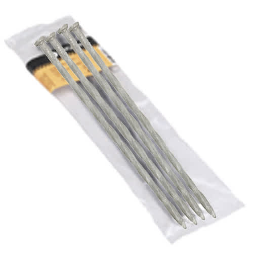 Hot Galvanized Spiral Ardox  Nails 10 in. , Pkg/4