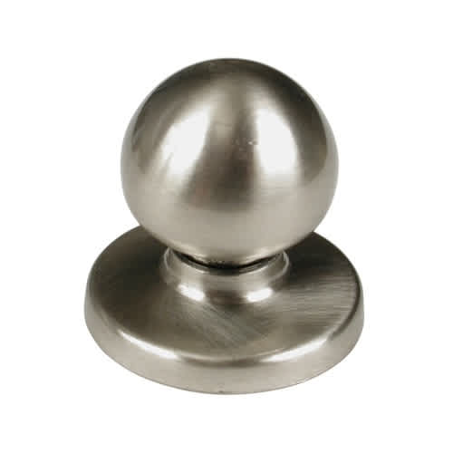 Bouton en métal pour garde-robe Evanston nickel brossé 44 mm