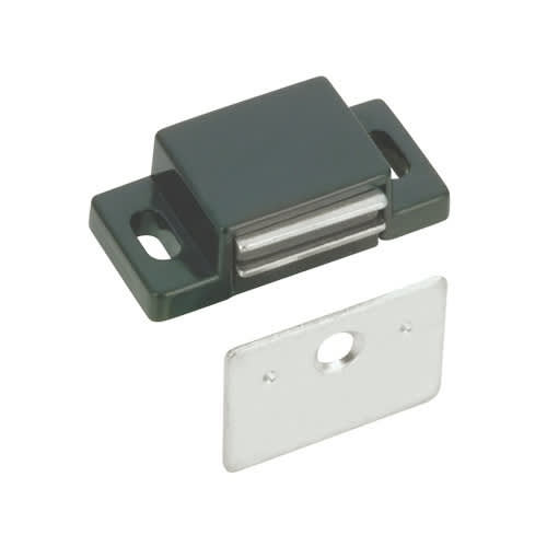 Loquet magnétique simple en plastique noir