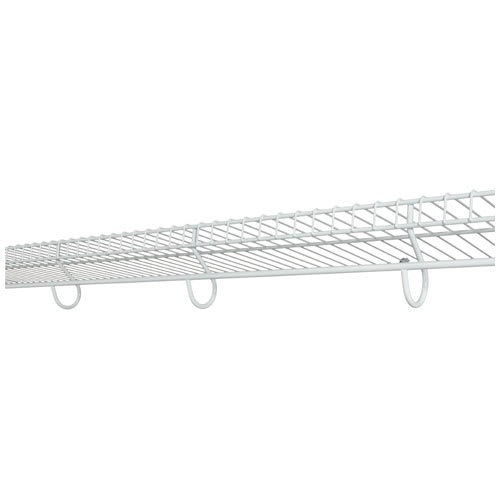 Tablette grillagée portemanteau Perma-Slide 12 po x 8 pi