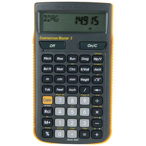 Calculatrice Construction Master 5