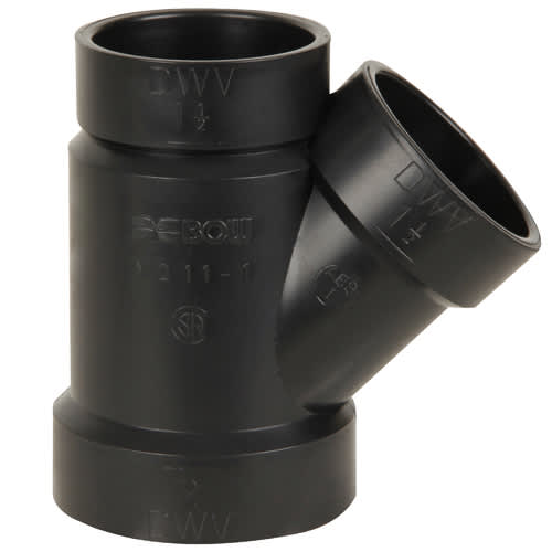 Y ABS 2 po x 1 1/2 x 1 1/2 (F x F x F)