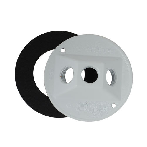 Round Cover Outdoor Electrical Outlet