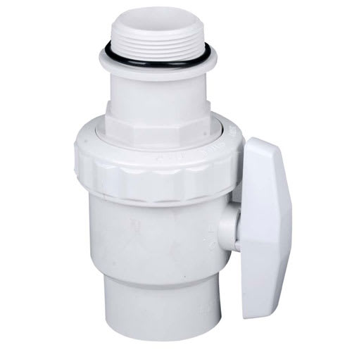 Valve à bille pour la piscine 1 1/2 po