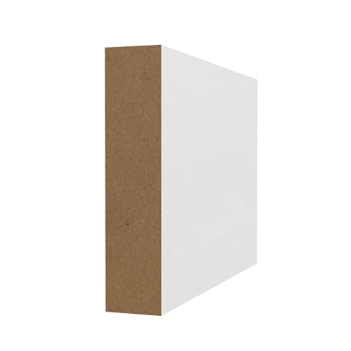 Chambranle rectangulaire en fibre de bois 5/8 po x 2 3/4 po x 7 pi