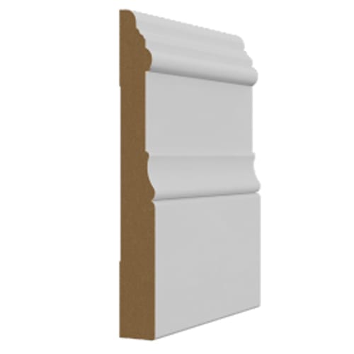 Plinthe en fibre de bois 5/8 po x 5 po x 8 pi