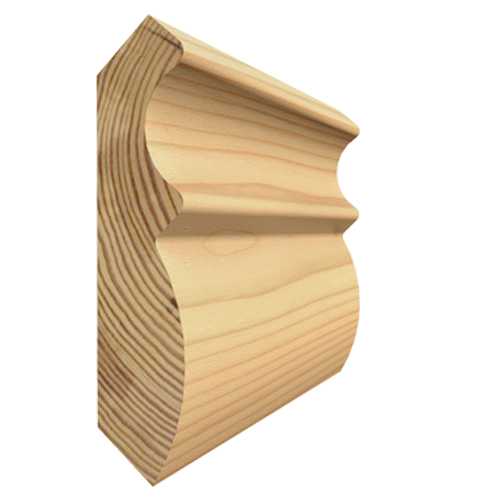 Clear Jointed Pine Crown 7/16 in. x 2 1/8 in. x 8 ft.