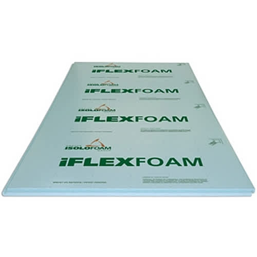 ISOLOFOAM Iflexfoam 160 Insulating Panel , 1-1/4 in. x 4 ft. x 8 ft.