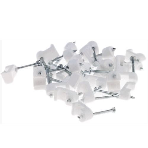 Attaches pour câble coaxial 1/4 po Pqt/50