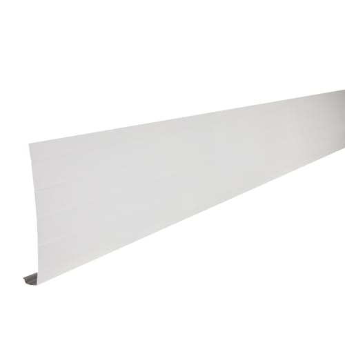 Fascia en aluminium blanc 10 po x 10 pi