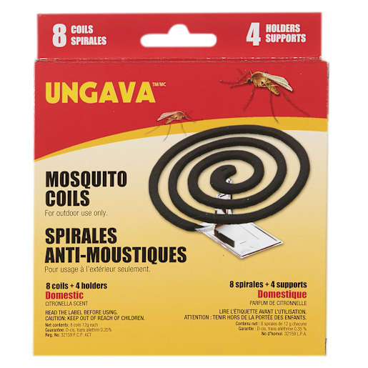 Brûleurs et spirales anti-moustiques
