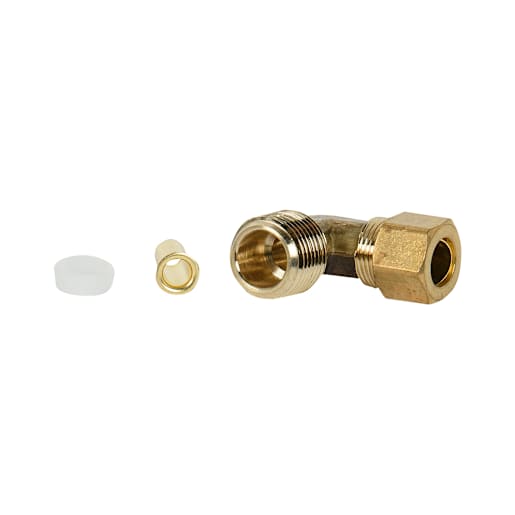 Brass Elbow 3/8 in. Comp x 3/8 in. MPT