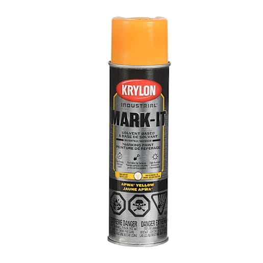 Peinture de marquage inversé jaune APWA 482 g