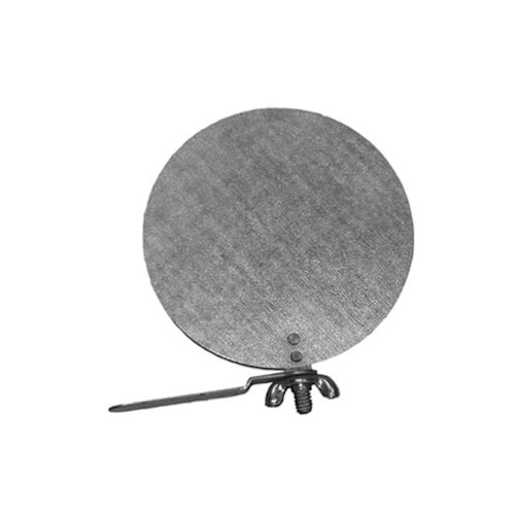 Galvanized Round Damper with Key 4 in.