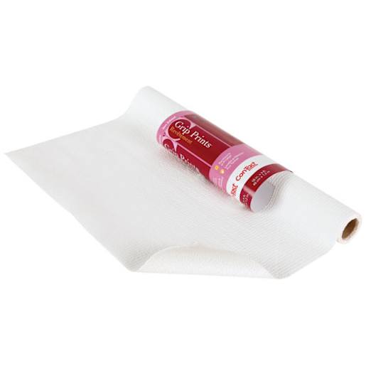 Revêtement pour armoires Grip Prints blanc 18 po x 4 pi