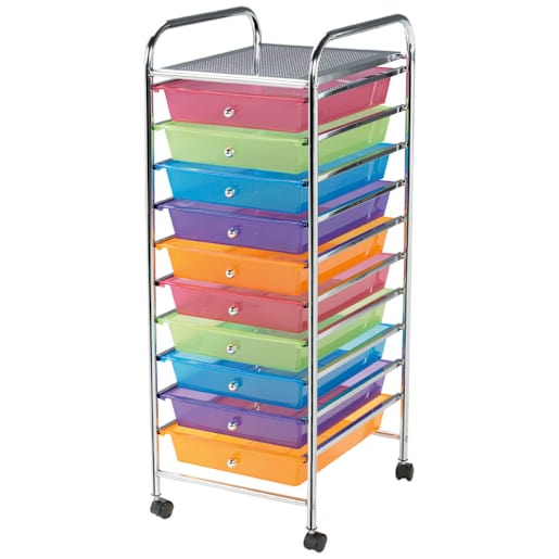 VERTUO 10-Drawer Storage Cart