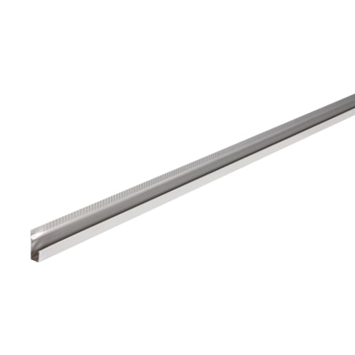 White Aluminum J Moulding 1/2 in. x 10 ft.