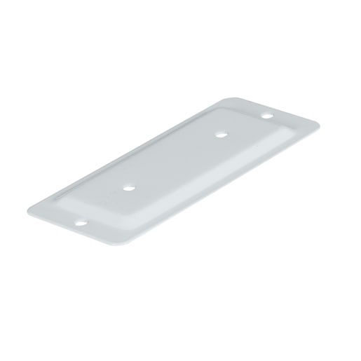 PYLEX Patio Anchor Plate White 2 in. x 4 in.