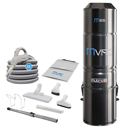 M65 Mvac Central Vacuum Hybrid Filtration 666AW HEPA Filter 17.4 L 64 dB