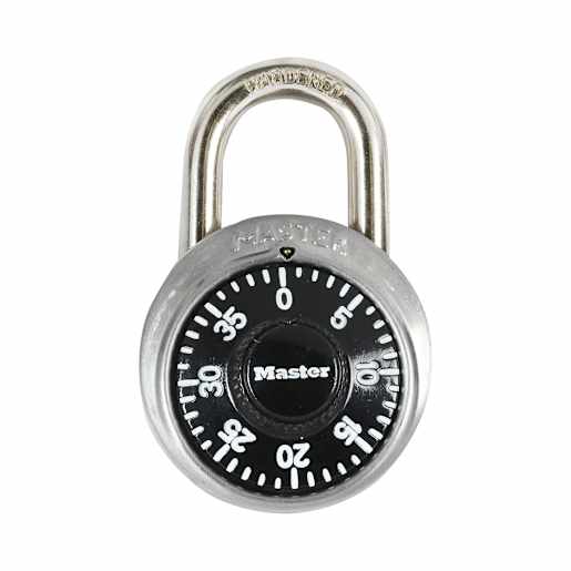 Combination Padlock 1-7/8 in. Inox